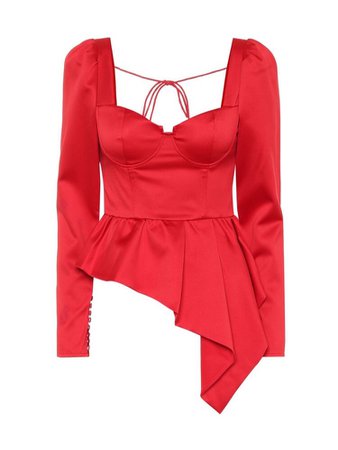 Red Bodice Top