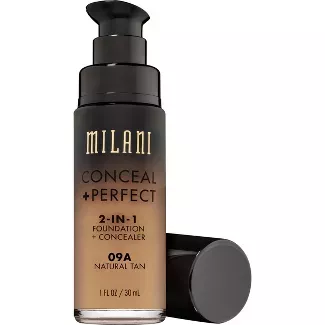 Milani Conceal + Perfect 2-in-1 Foundation + Concealer Cruelty-Free Liquid Foundation - 1 Fl Oz : Target