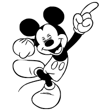 mickey mouse black and white - Google Search