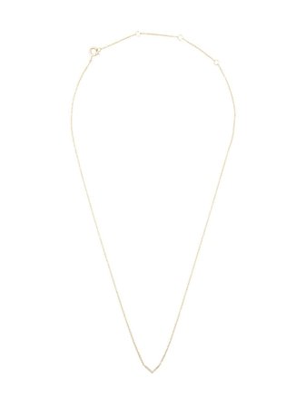 Ef Collection mini diamond chevron necklace $265 - Shop SS19 Online - Fast Delivery, Price