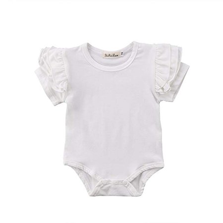 Amazon.com: Newborn Baby Girls Romper Bodysuit Jumpsuit One-Piece Summer Clothes (Wine Red, 12-24 Months): Clothing