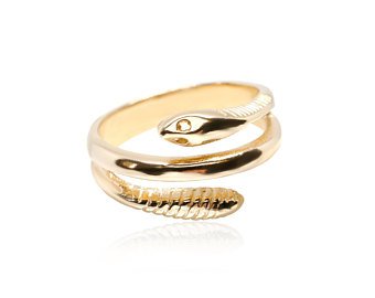 gold snake ring - Google Search