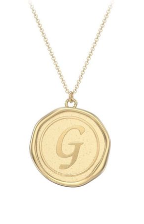 Gold G Necklace