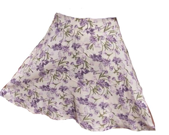 Floral purple Skirt