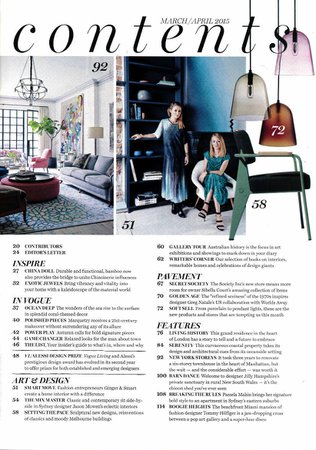 Vogue+Living+March-April+2015+Contents+Page.jpg (822×1170)