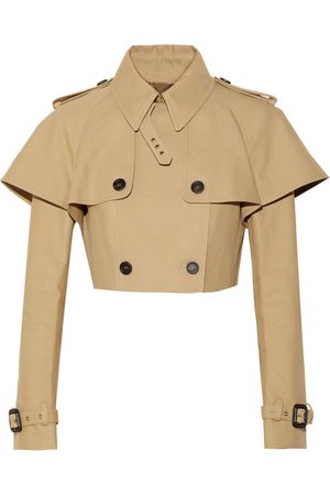 burberry cropped trench