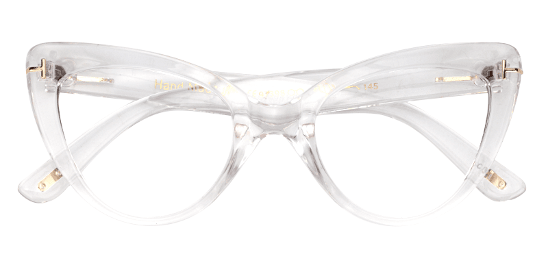 Cat Eye Crystal Eyeglasses FP0330-02 | Voogueme Optical Glasses