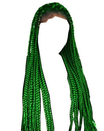 green box braids