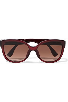Cat-eye crystal-embellished acetate sunglasses | FENDI | Sale up to 70% off | THE OUTNET