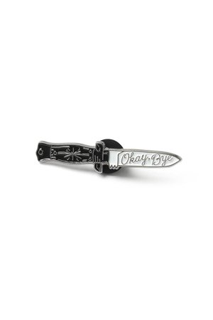 Dagger Ok Bye Enamel Pin [B] | KILLSTAR - US Store