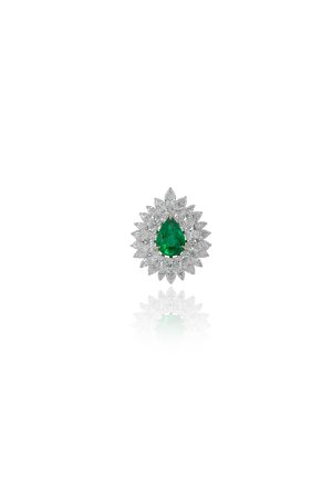 Pear Emerald Shape Ring