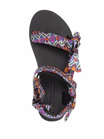 Shop Arizona Love Trekky geometric-print sandals with Express Delivery - FARFETCH