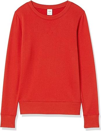 Amazon.com: Amazon Essentials Women's French Terry Fleece Crewneck Sweatshirt (Available in Plus Size) : Clothing, Shoes & Jewelry