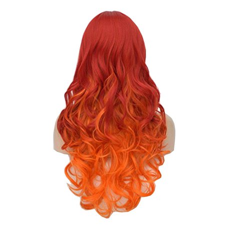 dark orange flame hair