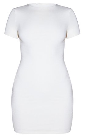 white tshirt dress