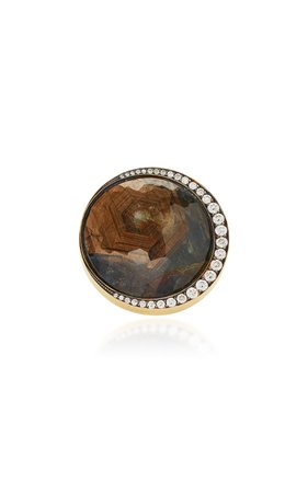 18K Gold, Sapphire And Diamond Ring by Sylva & Cie | Moda Operandi