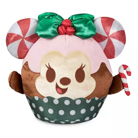Minnie Mouse Candy Cane Crush Cupcake Disney Munchlings Scented Plush – Baked Treats – Medium 15 3/4'' | shopDisney
