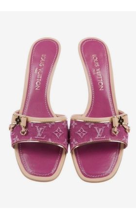 pink lv heels
