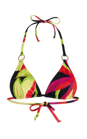 Mini Ring Triangle Bikini Top By Louisa Ballou | Moda Operandi