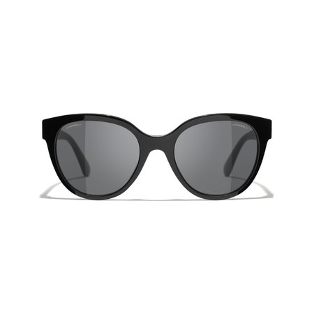 Butterfly Sunglasses Black Sunglasses | CHANEL