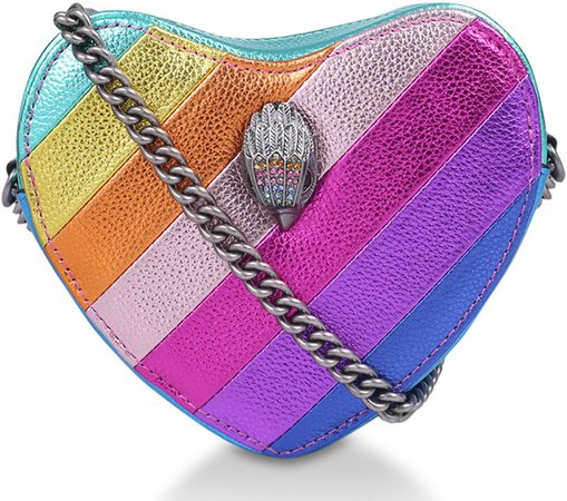 Rainbow Shop Mini Kensington Heart Crossbody Bag