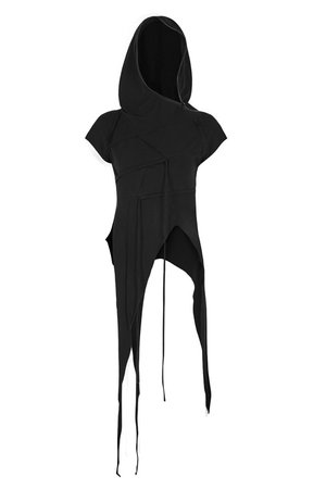 Witchcraft Black Gothic Hooded Top by Punk Rave | Ladies