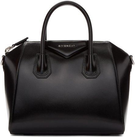Givenchy: Black Small Antigona Bag