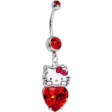hello kitty belly ring - Google Search