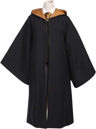 Amazon.com: YLYGJGL Magician Themed Hooded Cloak Adult Teens, Black Wizard Robes Men Women,Halloween Movie Role Play (Yellow, M) : Clothing, Shoes & Jewelry