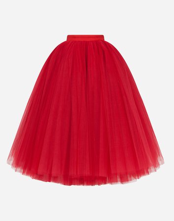 Women's Skirts | Dolce&Gabbana - CIRCLE TULLE SKIRT