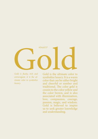 gold word