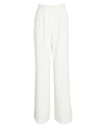 WeWoreWhat Straight-Leg Pleated Pants | INTERMIX®
