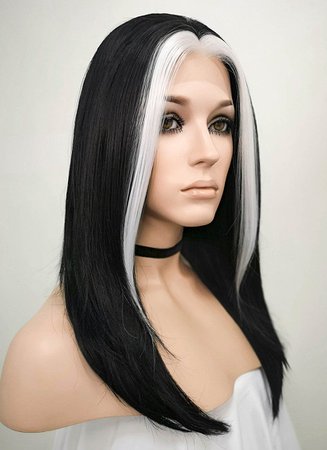 black hair white front - Google Search