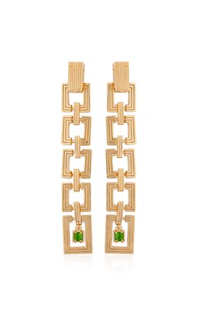 Aurelia 18k Gold-Plated Drop Earrings By Ivi | Moda Operandi