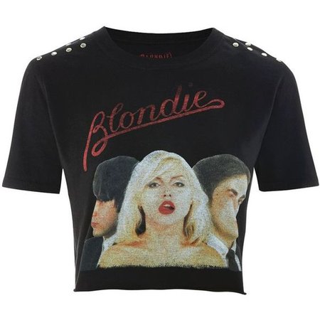 Blondie Stud Crop T-Shirt by Wild Affair