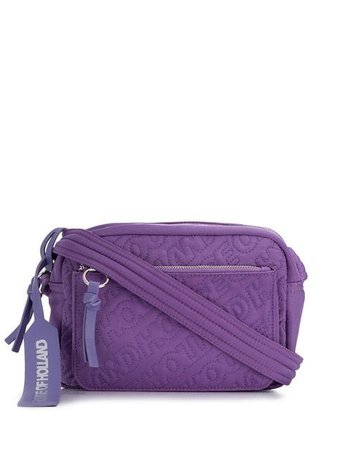 HOUSE OF HOLLAND embroidered logo crossbody bag
