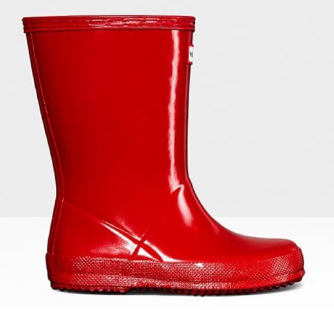 red hunter rain boots