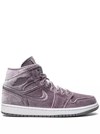 Jordan Air Jordan 1 Mid SE "Purple Velvet" Sneakers - Farfetch