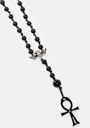 Hope & Pray Rosary Necklace – Dolls Kill