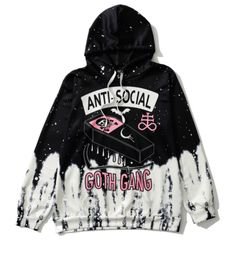 anti-social goth gang sweatshirt