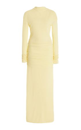 Ruched-Waist Jersey Maxi Dress By Givenchy | Moda Operandi