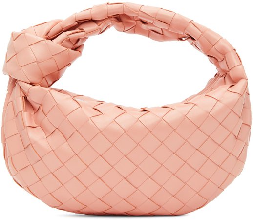 Bottega Veneta: Pink Mini Jodie Bag | SSENSE France