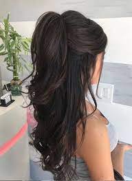dark brown ponytail hairstyles - Google Search