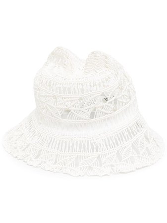 Vivetta crochet-knit style bucket hat - FARFETCH