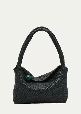 Bottega Veneta Tosca Intreccio Leather Shoulder Bag - Bergdorf Goodman