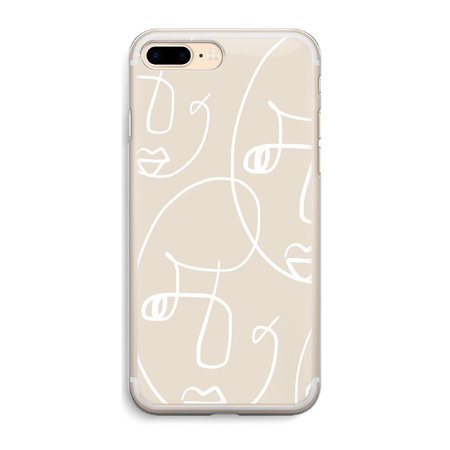 Face Picasso iPhone Case Line Art Abstract Drawing Phone Cases Cover