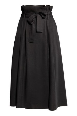Lyocell skirt - Black - Ladies | H&M GB