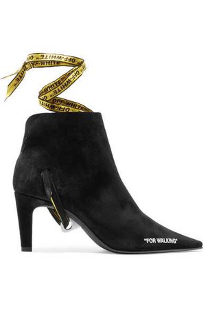 Off-White | For Walking suede ankle boots | NET-A-PORTER.COM