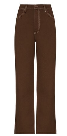reformation brown jeans