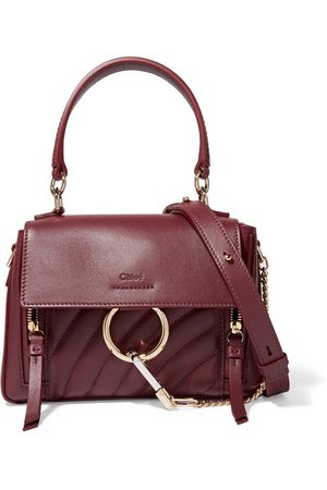 Chloé | Faye Day small quilted leather shoulder bag | NET-A-PORTER.COM